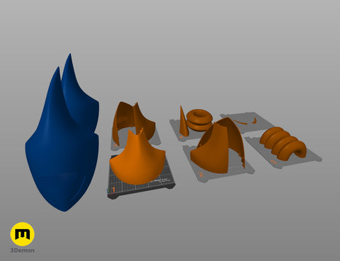 Shakra Mask and Bracers