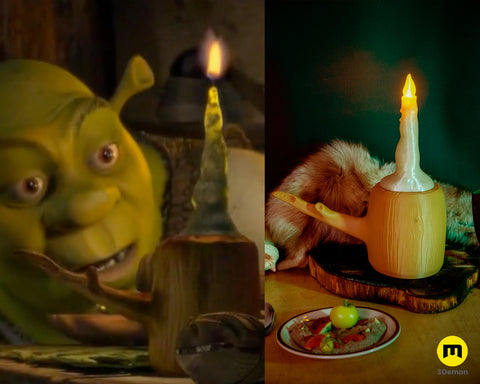 Shrek Ear Wax Candle