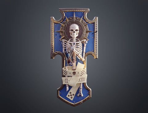Space Marine Skeleton Storm Shield