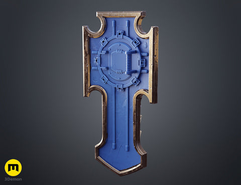 Space Marine Skeleton Storm Shield