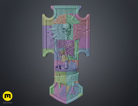 Space Marine Skeleton Storm Shield