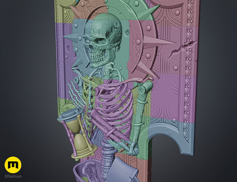 Space Marine Skeleton Storm Shield