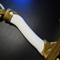 Printable 3D model of Solo Leveling Knight Killer Dagger, 3D printed cosplay prop, gold and white handle detail