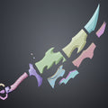 Solo Leveling Knight Killer Dagger STL, disassembled parts, 3D print cosplay prop