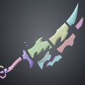 dark fantasy manhwa Knight Killer Dagger STL, disassembled parts, 3D print cosplay prop
