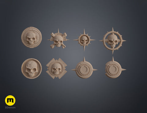Space Marine Emblem Badges