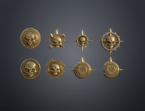 Space Marine Emblem Badges
