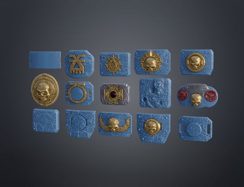 Space Marine Belt Buckles