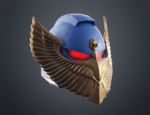 Space Marine Helmet - Bulwark Relic Secundus