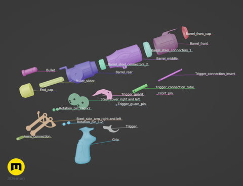 Outlaw Star - Starwind's Caster gun