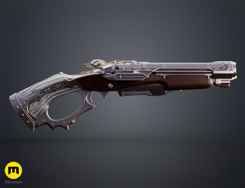 Super shotgun - Doom The Dark Ages STL, detailed exploded view 3D print cosplay prop