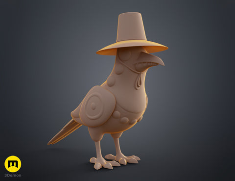 KPop Demon Hunters Sussie magpie bird