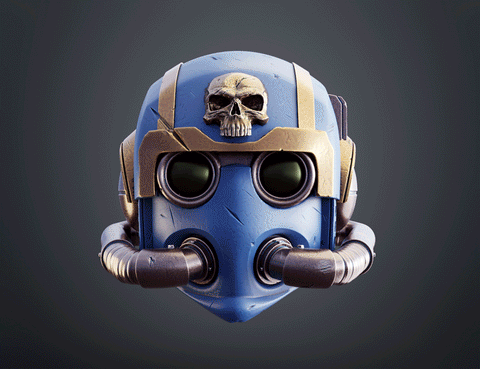 Tempestus Scions Helmet and Masks