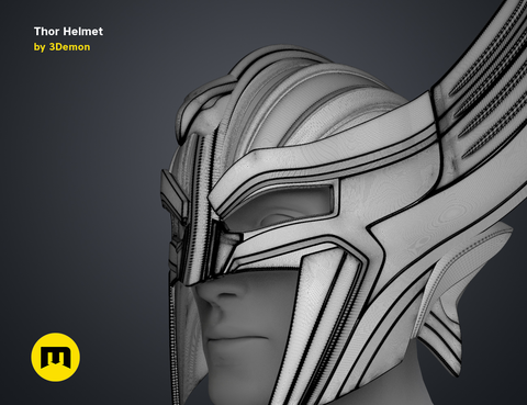 Thor Helmet (Love and Thunder)
