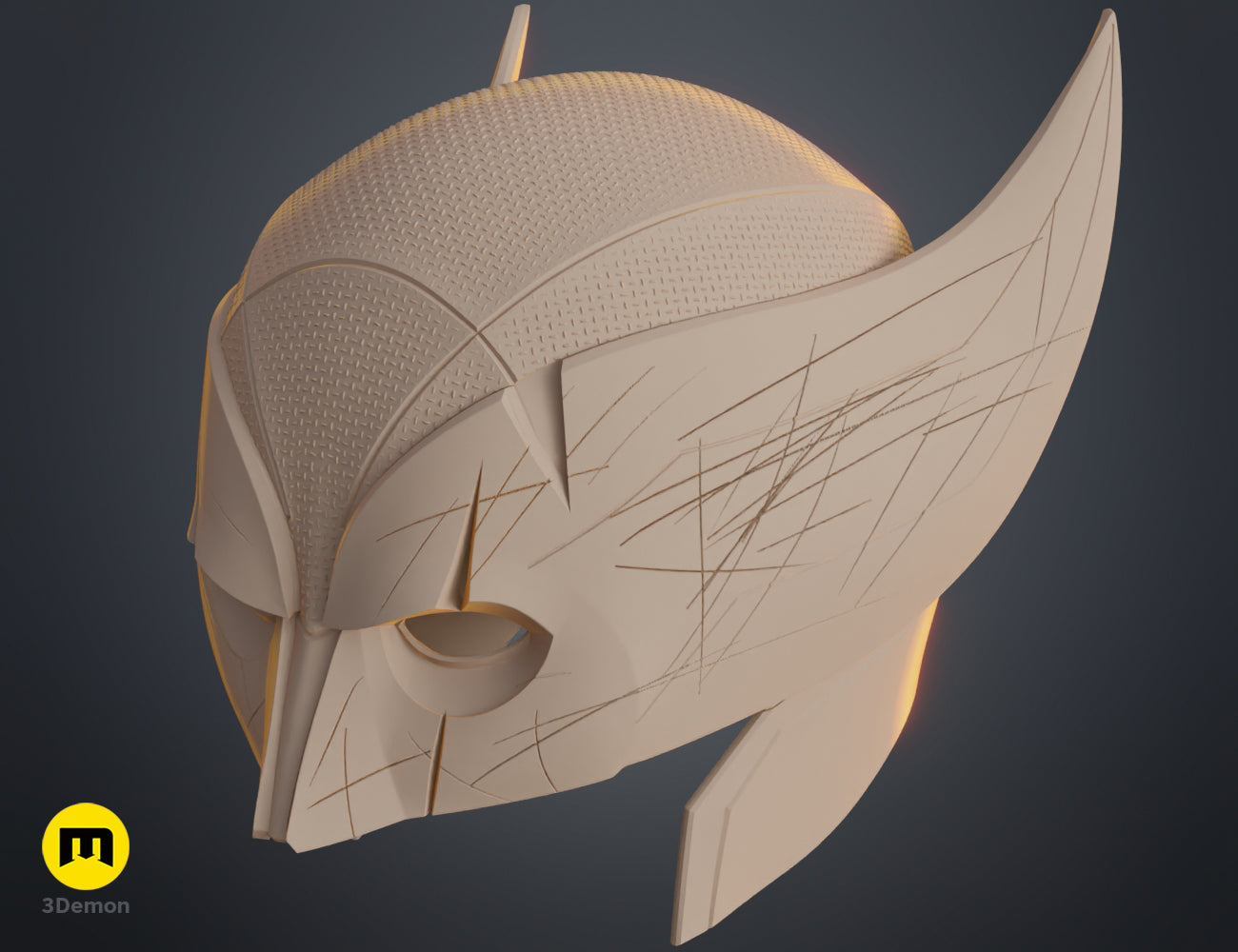 Wolverine Helmet X-men STL | 3D Printable Helmet | 3Demon