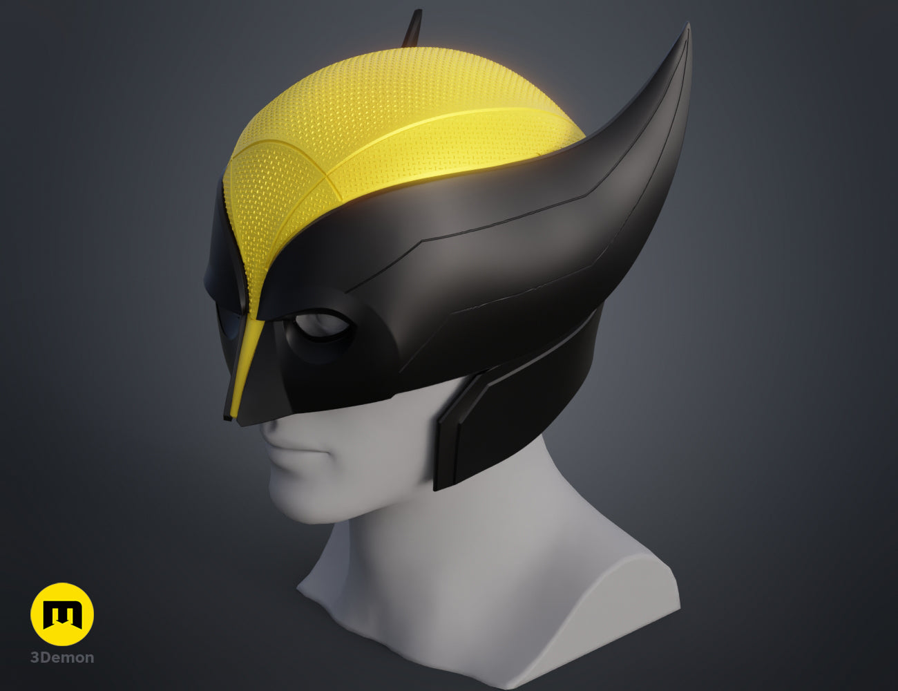 Wolverine Helmet X-men STL | 3D Printable Helmet | 3Demon