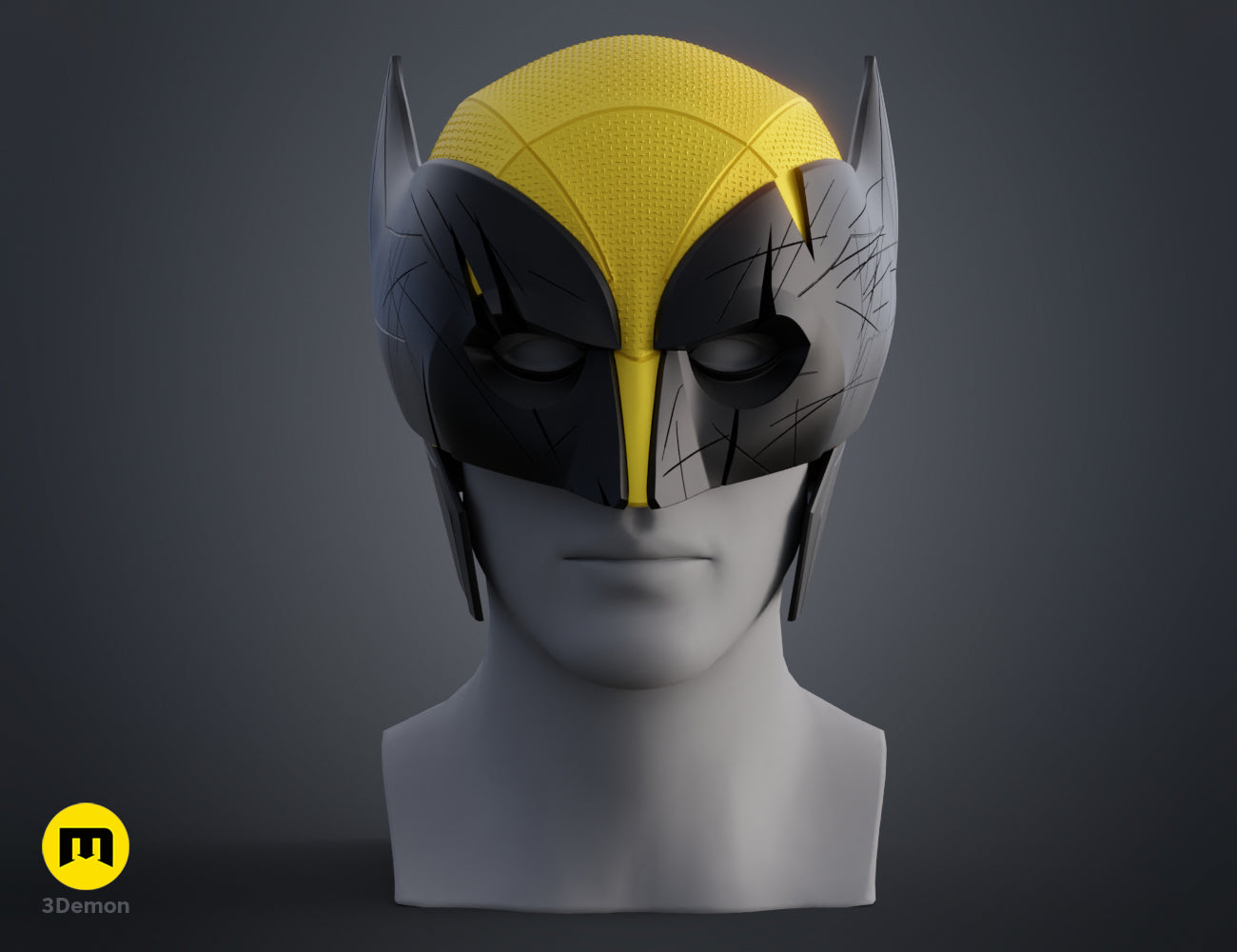 Wolverine Helmet X-men STL | 3D Printable Helmet | 3Demon