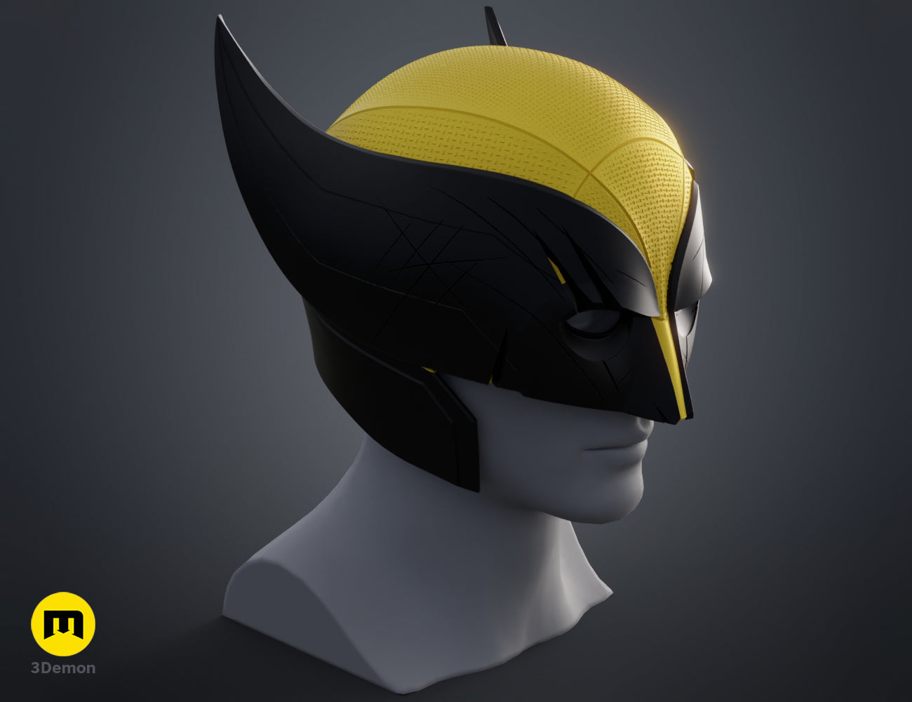 Wolverine Helmet X-men STL | 3D Printable Helmet | 3Demon