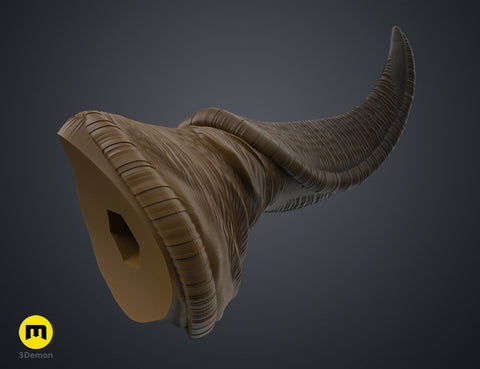 Wrinkled Beast Horns