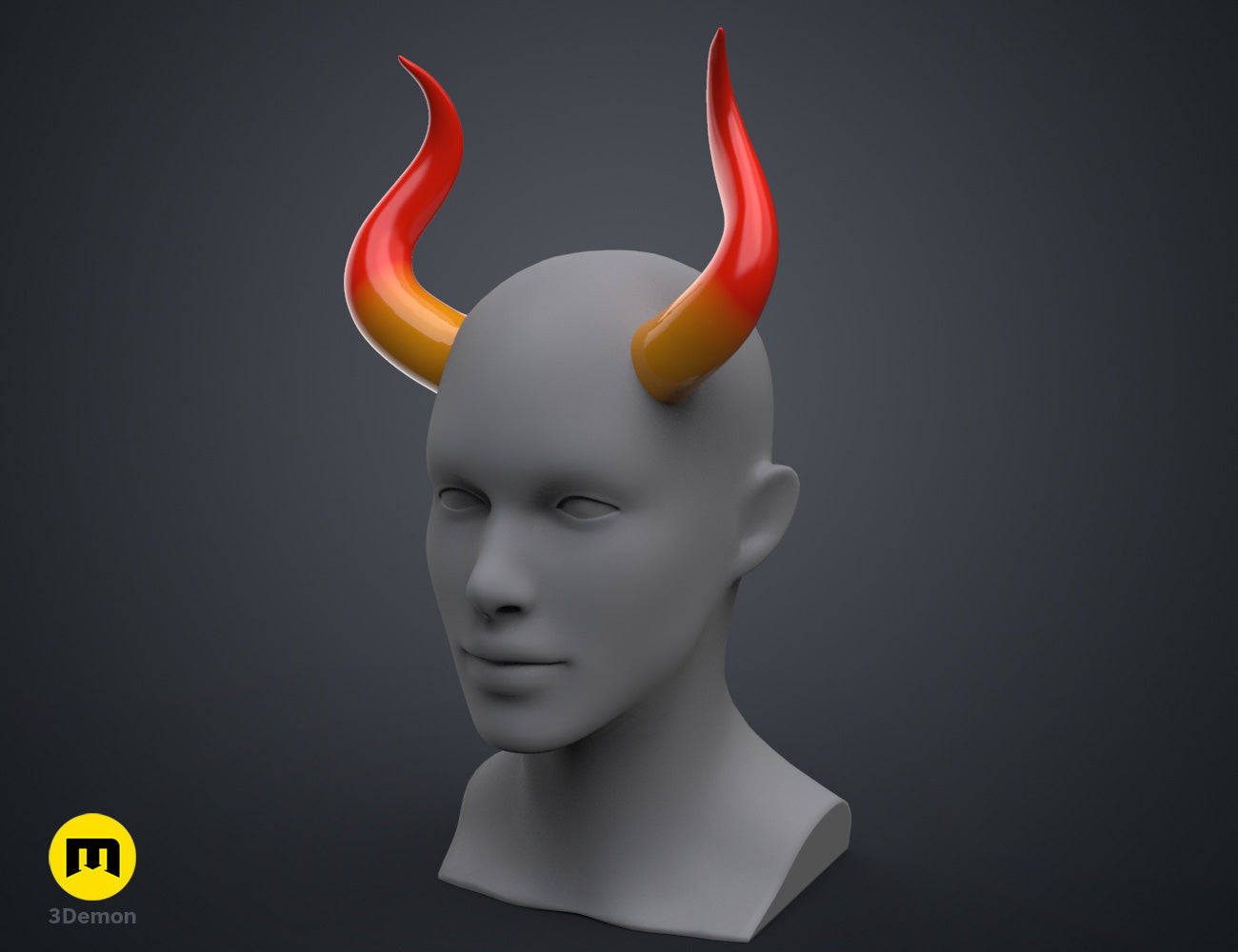 Yamato's Horns - One Piece STL | 3D Printable Prop | 3Demon