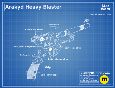 Arakyd Heavy Blaster - Jedi Survivor