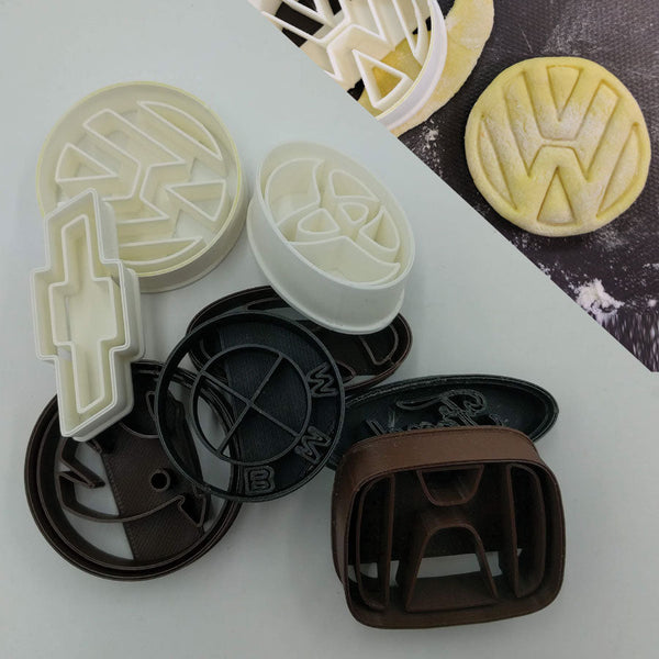 Car brands cookie cutters