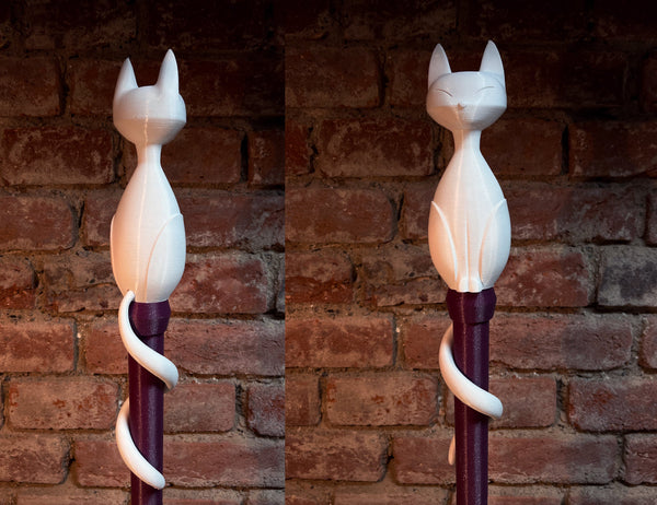 Amity's Cat Ghost Palisman Staff - The Owl House