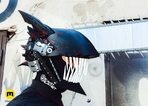 Chainsaw Man True Devil Form helmet STL | 3D Print