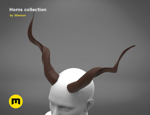 Animal and Character Horns for Cosplay - Bundle