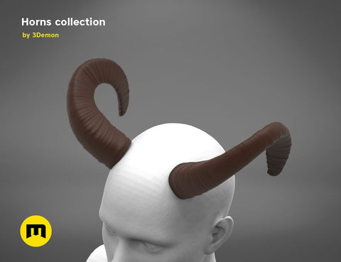 Animal and Character Horns for Cosplay - Bundle