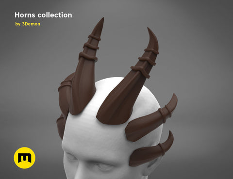 Animal and Character Horns for Cosplay - Bundle