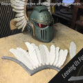 Dark Angels Bulwark Helmet Wings