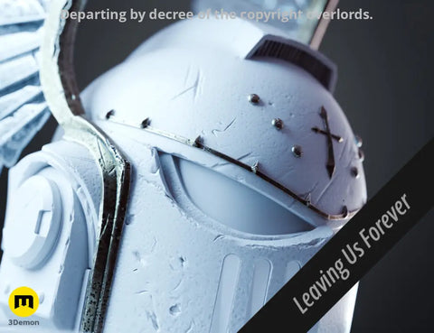 Dark Angels Bulwark Helmet Wings