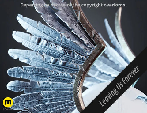 Dark Angels Bulwark Helmet Wings