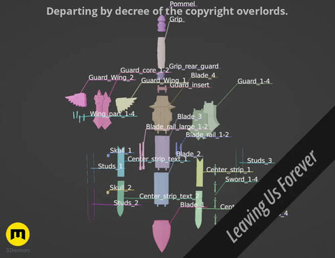 Dark Angels Power Sword