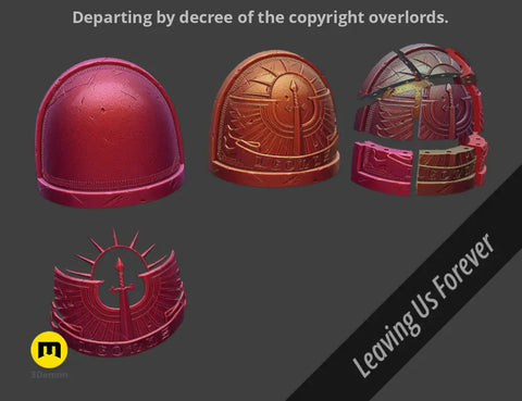 Dark Angels Shoulder Pauldron