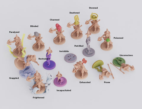 Condition Markers for DnD figures