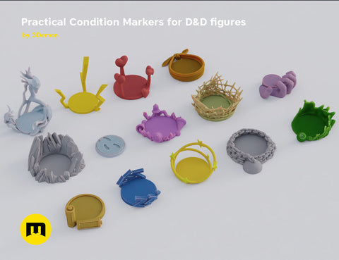 Condition Markers for DnD figures