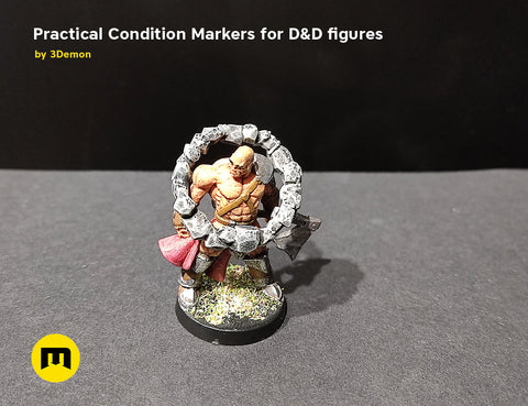 Practical Condition Markers for DnD figures