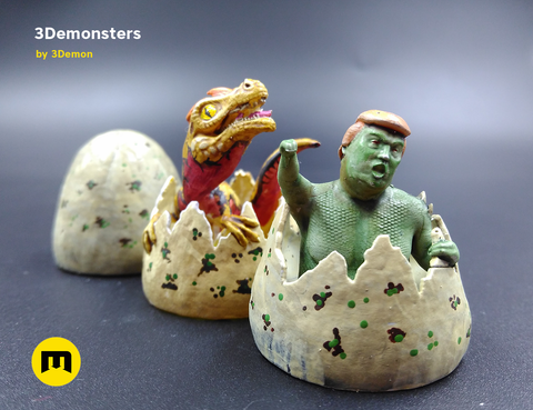 Surprise Egg Miniature 3Demonsters