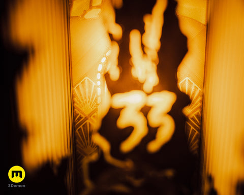 Expedition 33 Glowing Monolith Book Nook