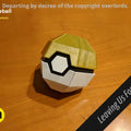 Foldable Pokeball Box Decoration