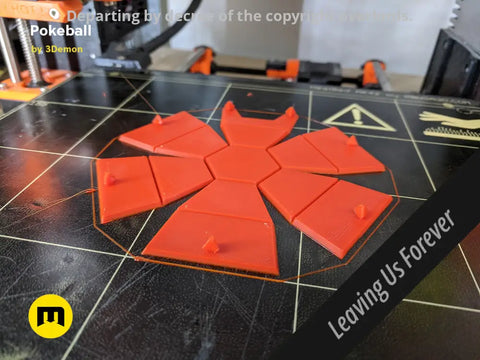 Foldable Pokeball Box Decoration