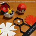 Foldable Pokeball Box Decoration