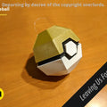 Foldable Pokeball Box Decoration