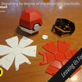 Foldable Pokeball Box Decoration