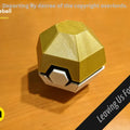 Foldable Pokeball Box Decoration