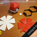 Foldable Pokeball Box Decoration