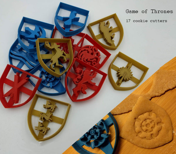 Game of thrones cookie cutters