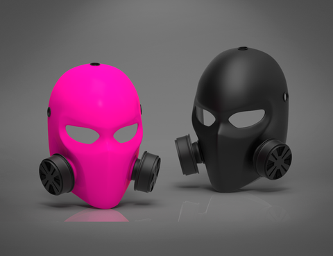 Pink Gas Mask - 6 underground